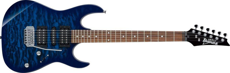Ibanez Gio GRX70QA-TBB Transparent Blue Burst 0