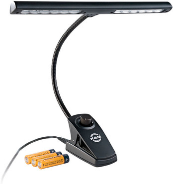 K&M 12295-018-55 Music Stand Dimmer Light Black 0