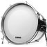 Evans EQ3 Resonant No Port Coated White Bass BD20RGCW-NP 1