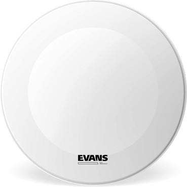 Evans EQ3 Resonant No Port Coated White Bass BD20RGCW-NP 0